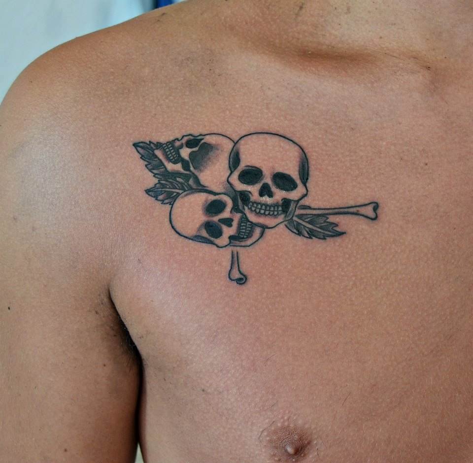 Tattoo Alicante - calaveras pequeño