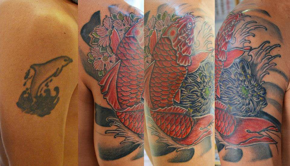 Tattoo Alicante - cover carpa japonesa color