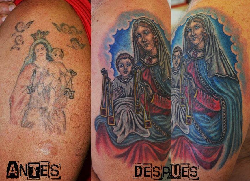Tattoo Alicante - cover religioso color