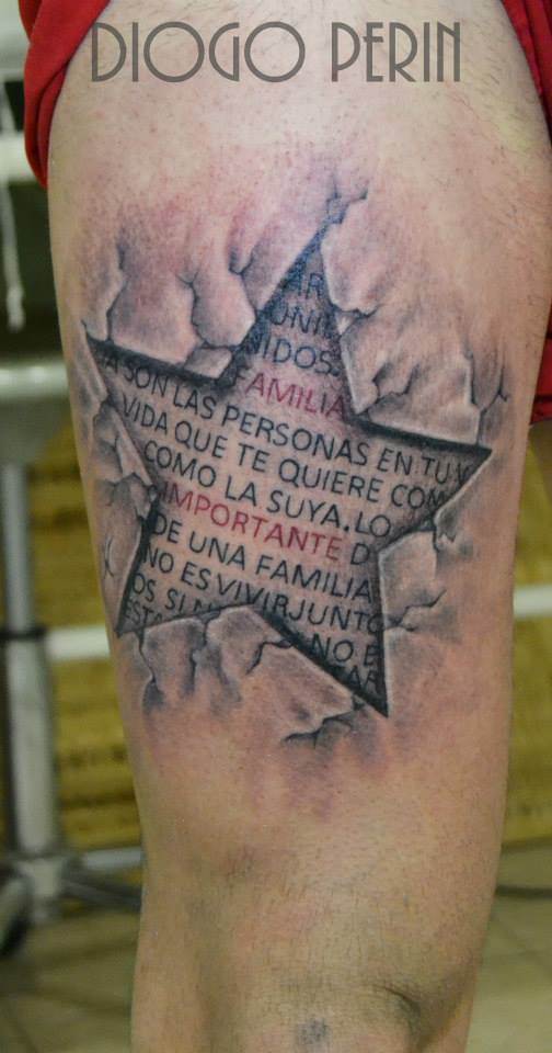 Tattoo Alicante - estrella textura