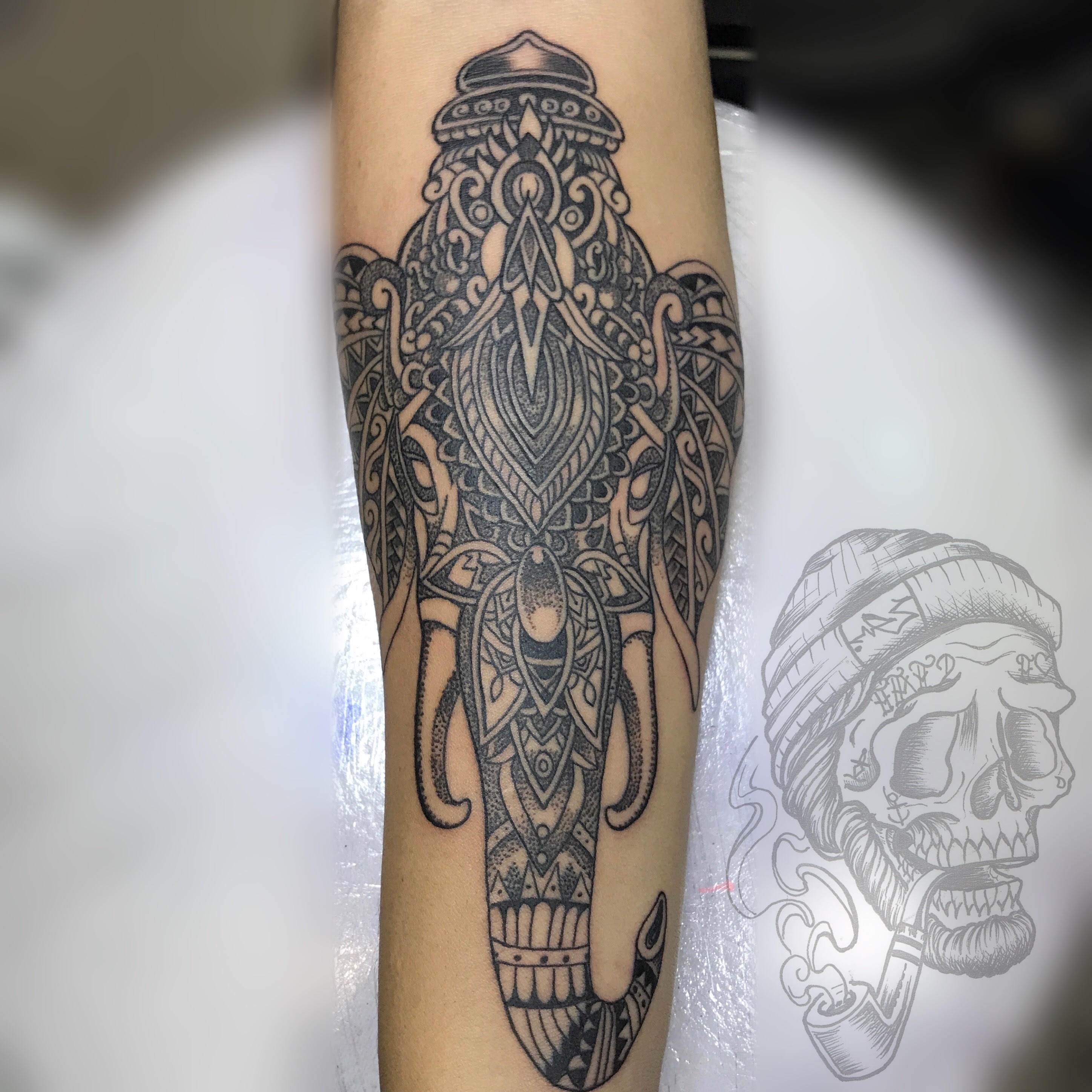 Tattoo Alicante - indian elephant