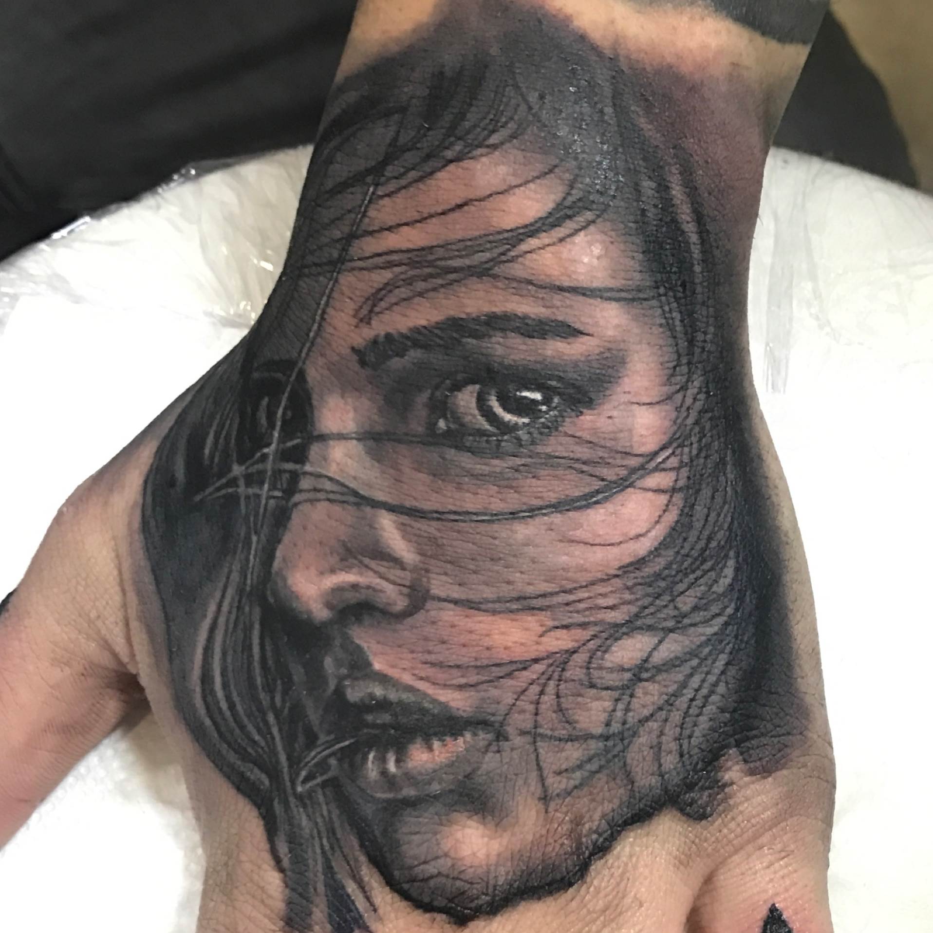 Tattoo Alicante - realista retrato mano